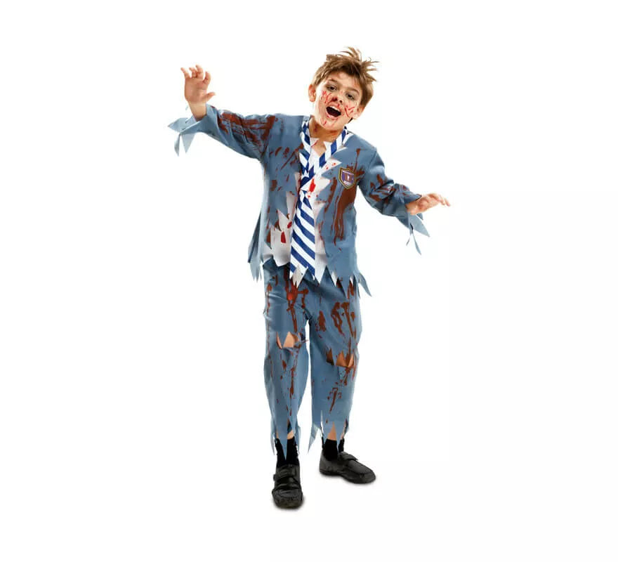 Translation missing: en.Disfraz de Estudiante Zombie chico para niño