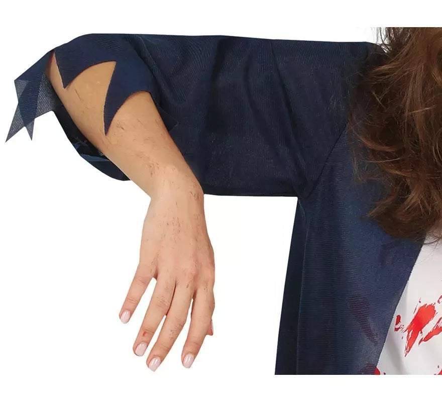 Disfraz de Estudiante Zombie para mujer