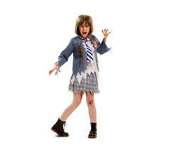 Zombie Student Costume for Girls