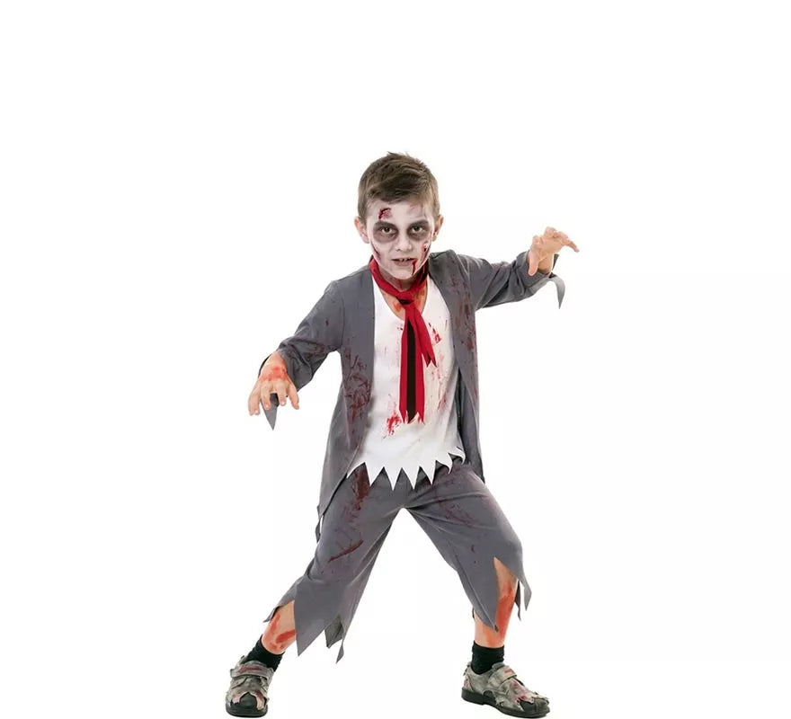 Disfraz de Estudiante Zombie para niño