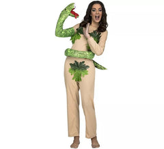 Eva costume with snake for women