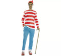 Disfraz de Excursionista a Rayas para hombre