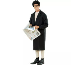 Exhibitionist costume with robe for men