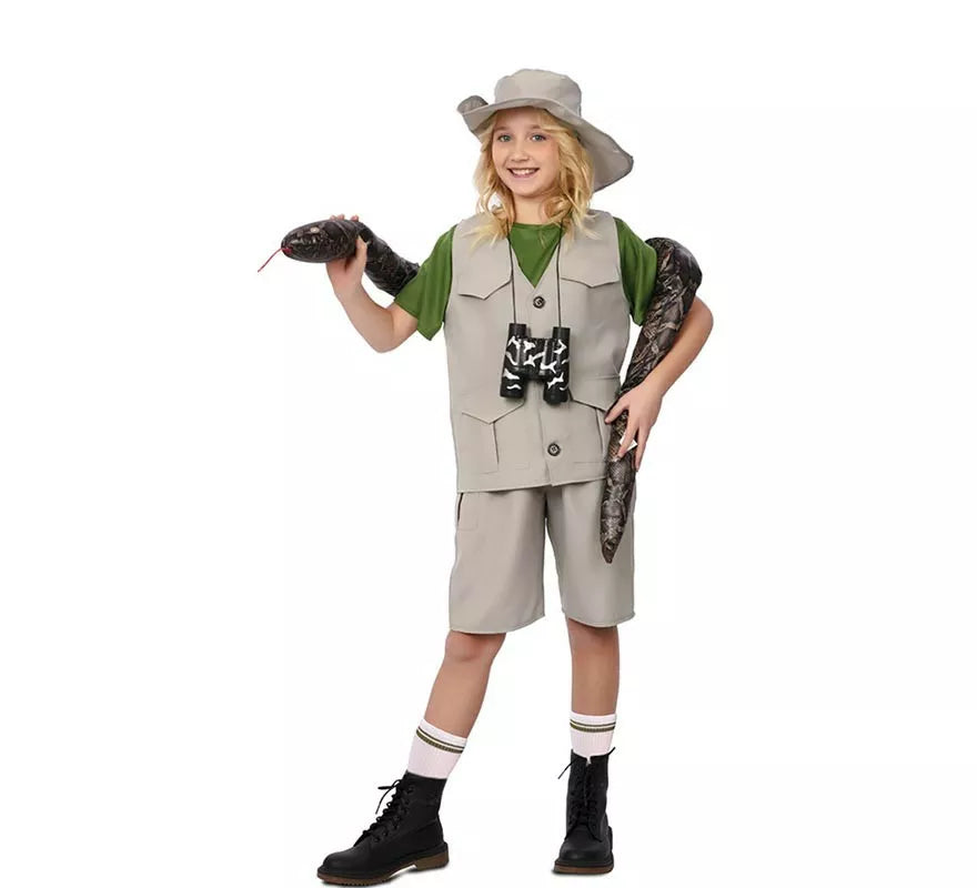 Disfraz de Explorador de la Naturaleza con sombrero para niño