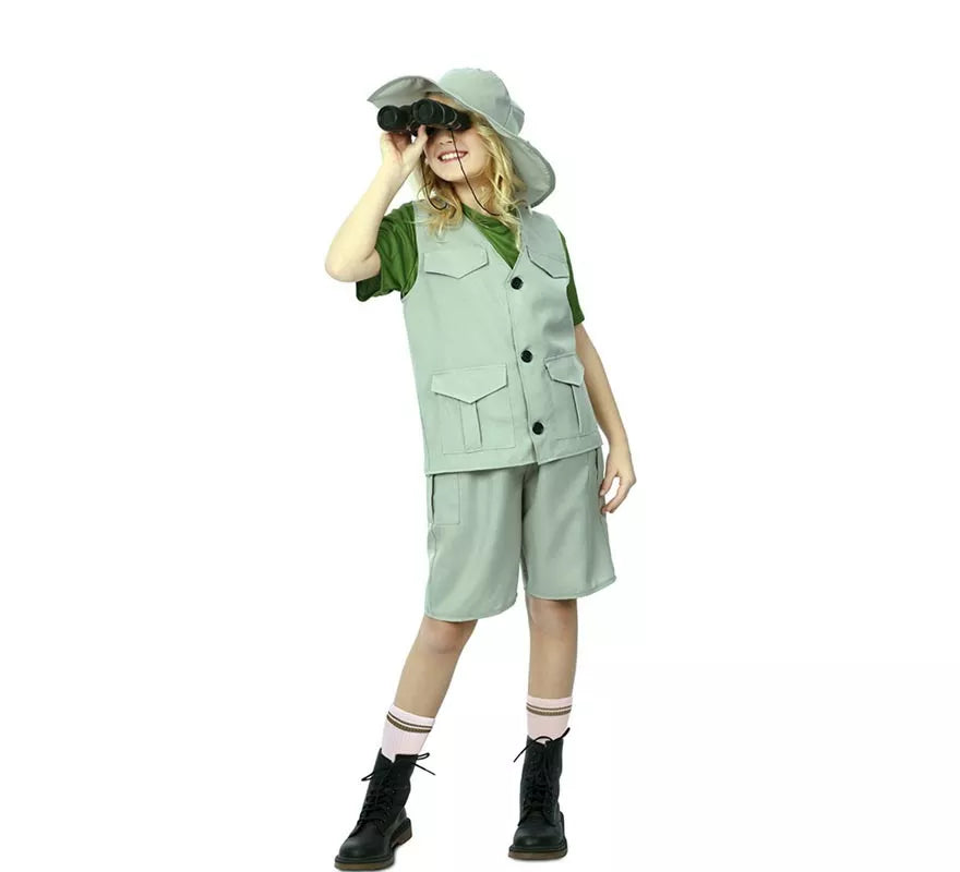 Translation missing: en.Disfraz de Explorador de la Naturaleza con sombrero para niño