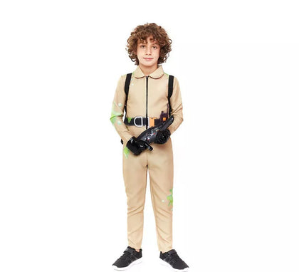 Disfraz de Exterminador de Fantasmas beige para niño