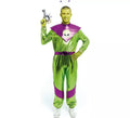 Disfraz de Extraterrestre verde y morado para hombre