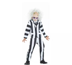 Child's Wide Striped Ghost Costume