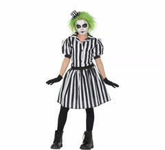 Striped Ghost Costume for Girls