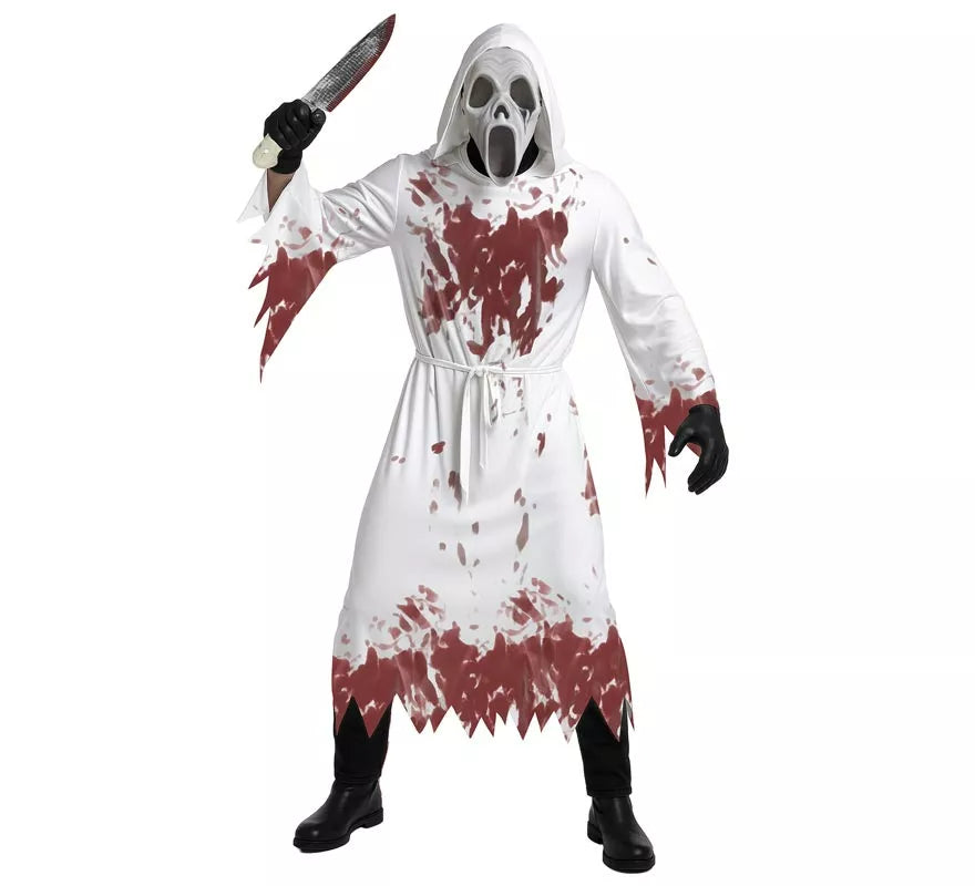 Translation missing: en.Disfraz de Fantasma Asesino blanco para hombre