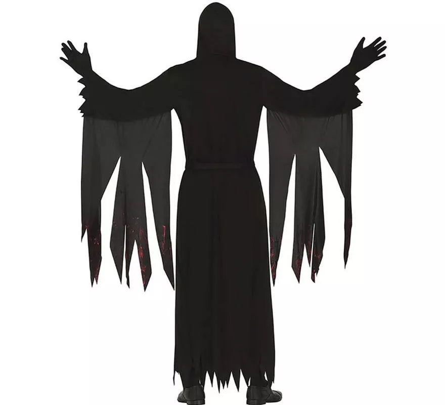 Disfraz de Fantasma Asesino con mangas para hombre