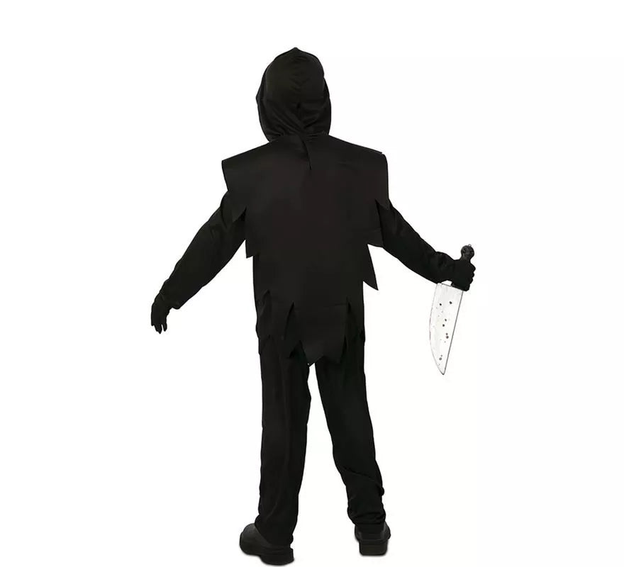 Translation missing: en.Disfraz de Fantasma Asesino rojo con máscara para niño