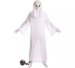 White Ghost Costume with Mask for Men
