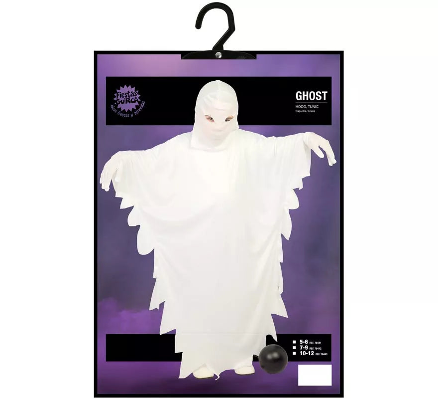 Disfraz de Fantasma Blanco para niños