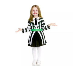 Baby and Girl Striped Ghost Costume