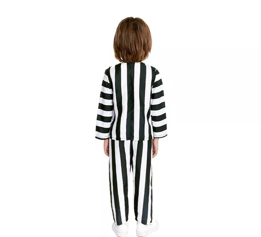 Translation missing: en.Disfraz de Fantasma de traje a rayas para bebé y niño