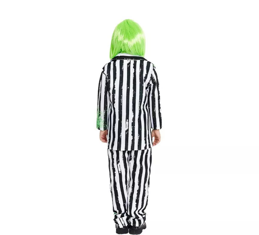 Disfraz de Fantasma de Traje a rayas para niño