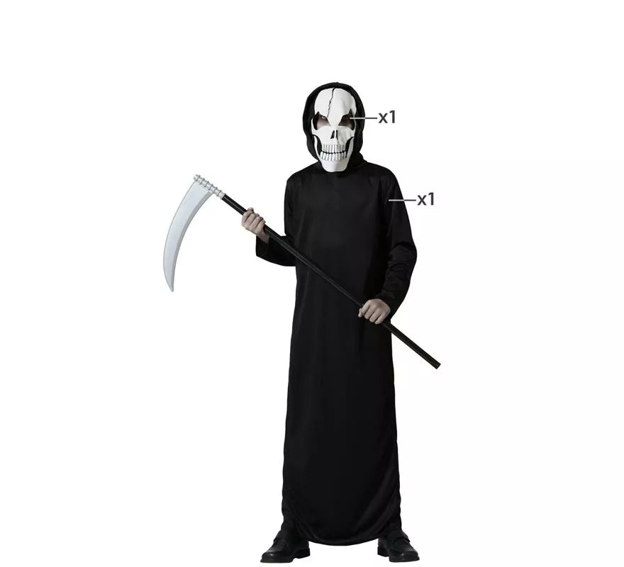 Disfraz de Fantasma Tenebroso Negro para niños