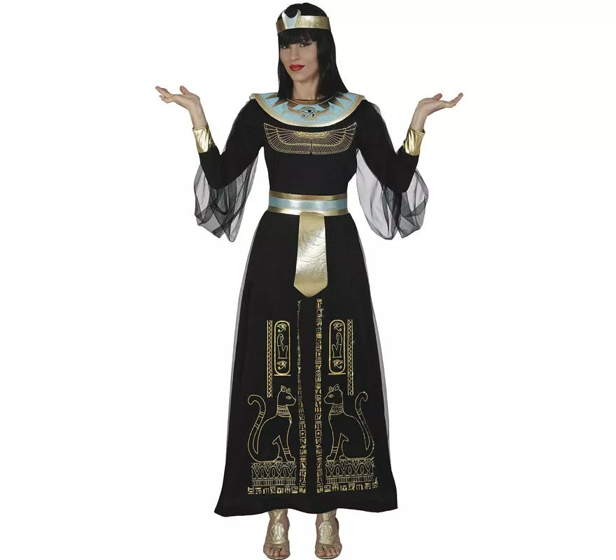Disfraz de Faraona negro para Mujer