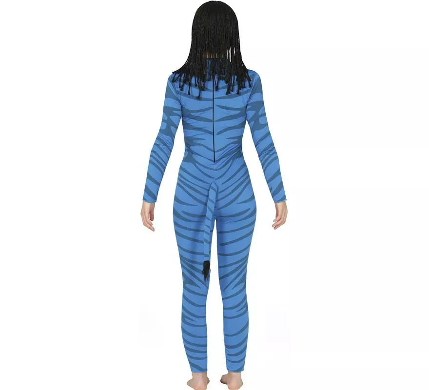 Translation missing: en.Disfraz de Felina Azul Extraterreste para mujer