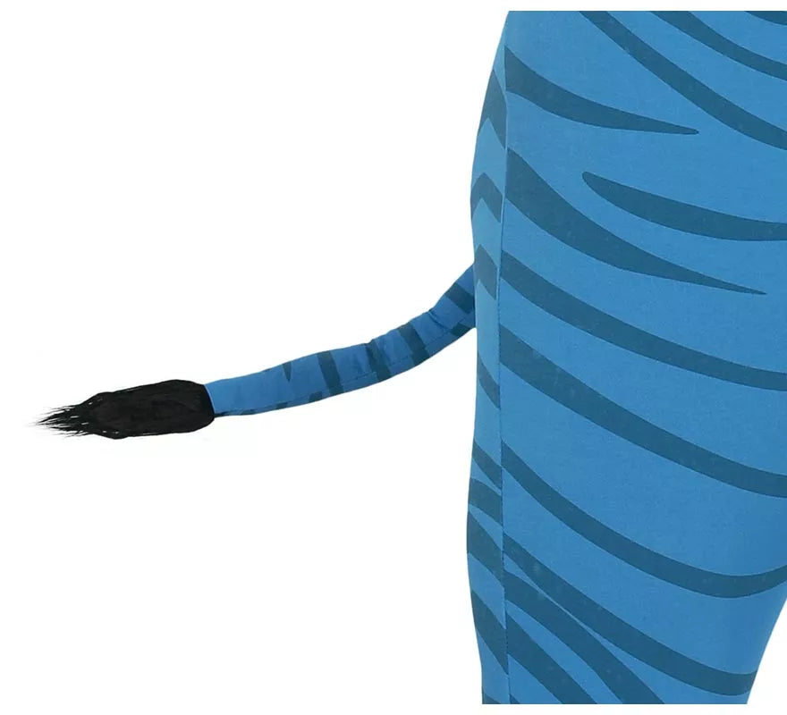 Disfraz de Felino Azul para hombre