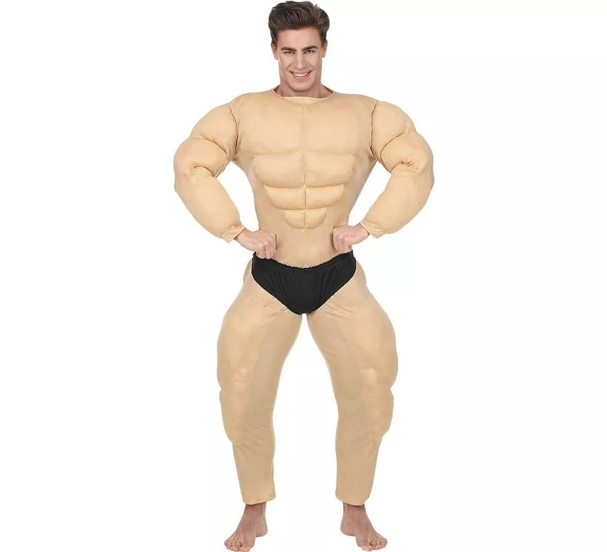 Translation missing: en.Disfraz de Fisicoculturista musculoso con calzón para hombre