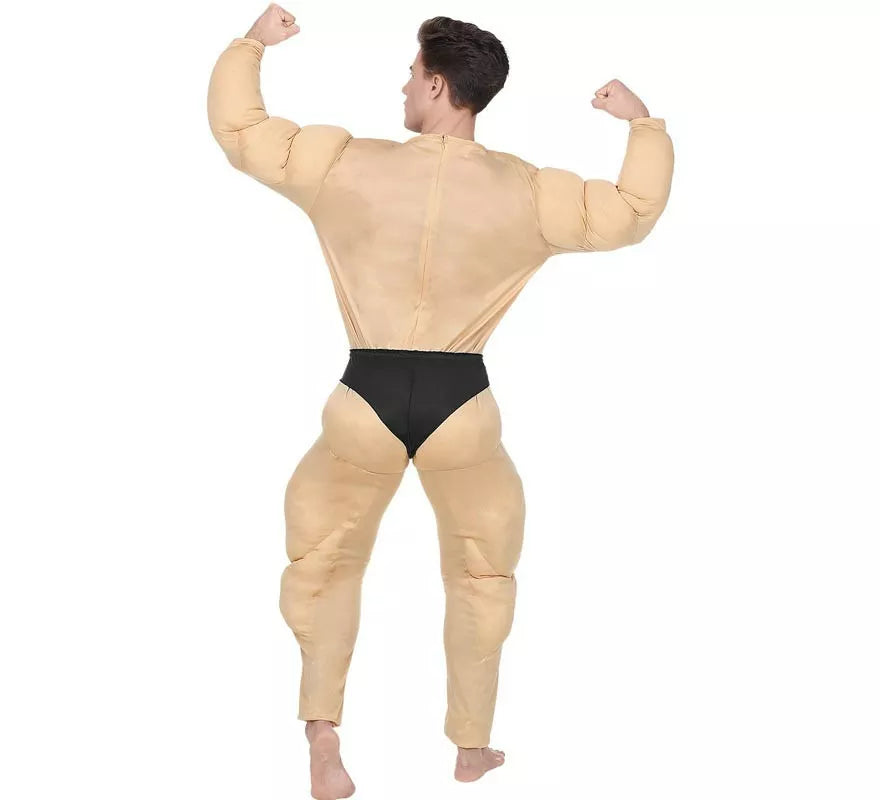 Disfraz de Fisicoculturista musculoso con calzón para hombre