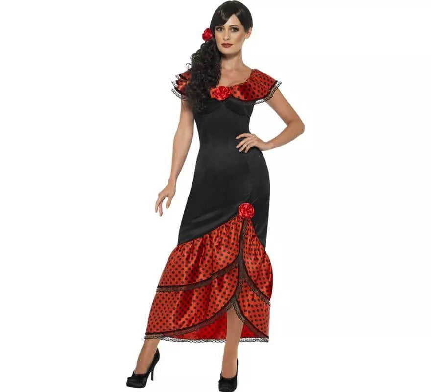 Translation missing: en.Disfraz de Flamenca con Lunares para mujer