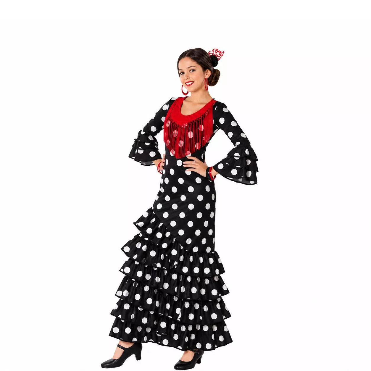 Translation missing: en.Disfraz de Flamenca Negro para mujer