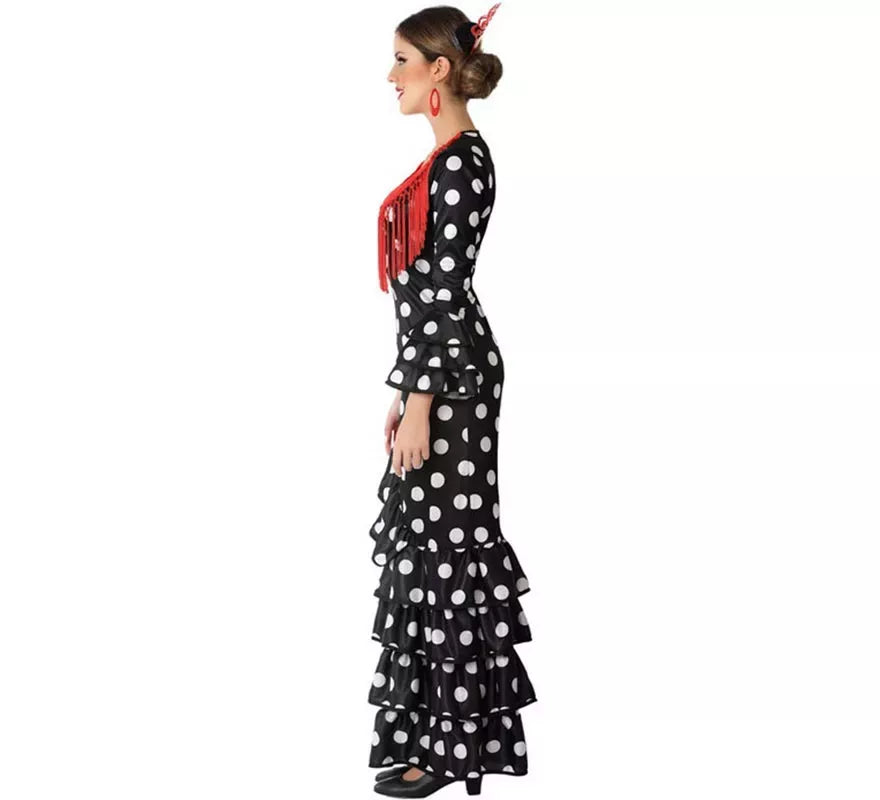 Translation missing: en.Disfraz de Flamenca Negro para mujer