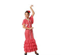 Disfraz de Flamenca Rojo con puntos pequeños para niña