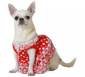 Disfraz de Flamenca rojo para perro