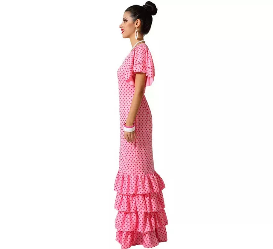 Flamenca Rosa para mujer