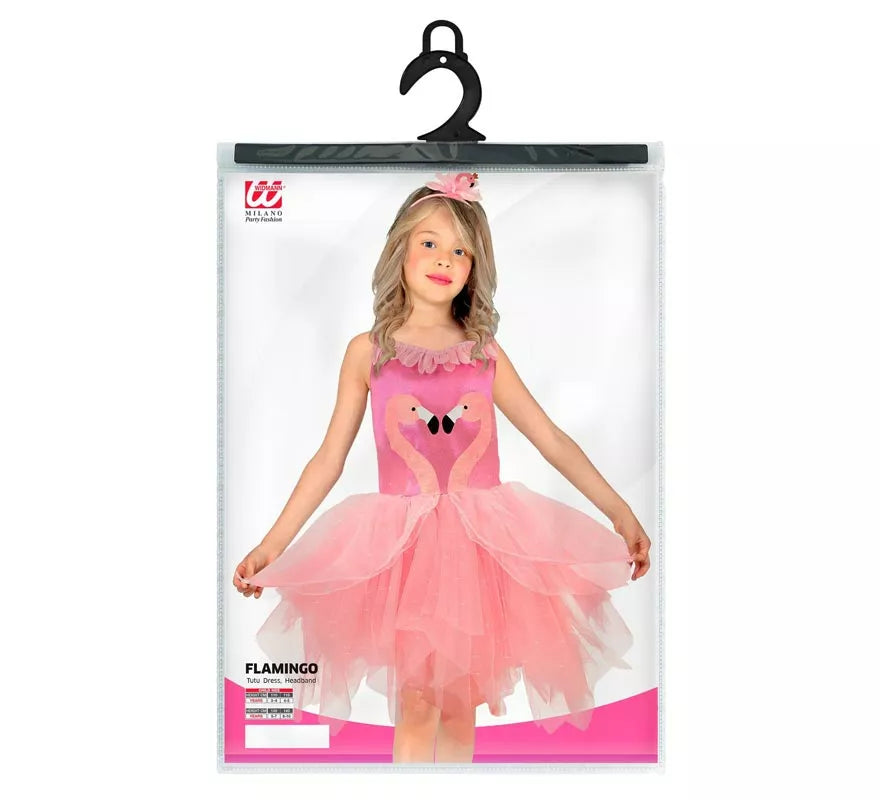 Disfraz de Flamencos rosa para niña