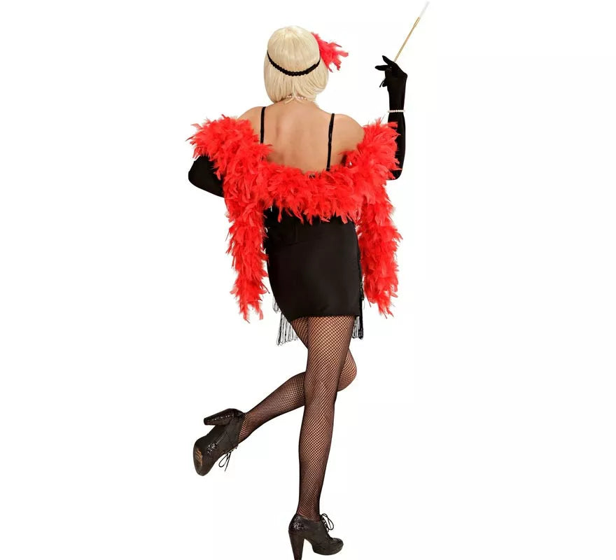 Disfraz de Flapper clásico negro para mujer