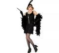 Disfraz de Flapper de los años 20 negro para mujer
