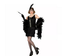 Women's Black 1920s Flapper Costume