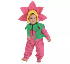 Pink flower costume for baby