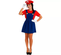 Video Game Plumber Costume for Women