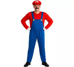 Video Game Plumber Costume for Men