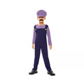 Disfraz de Fontanero Morado para niño