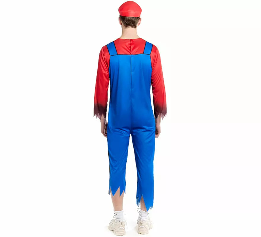 Disfraz de Fontanero Zombie para hombre
