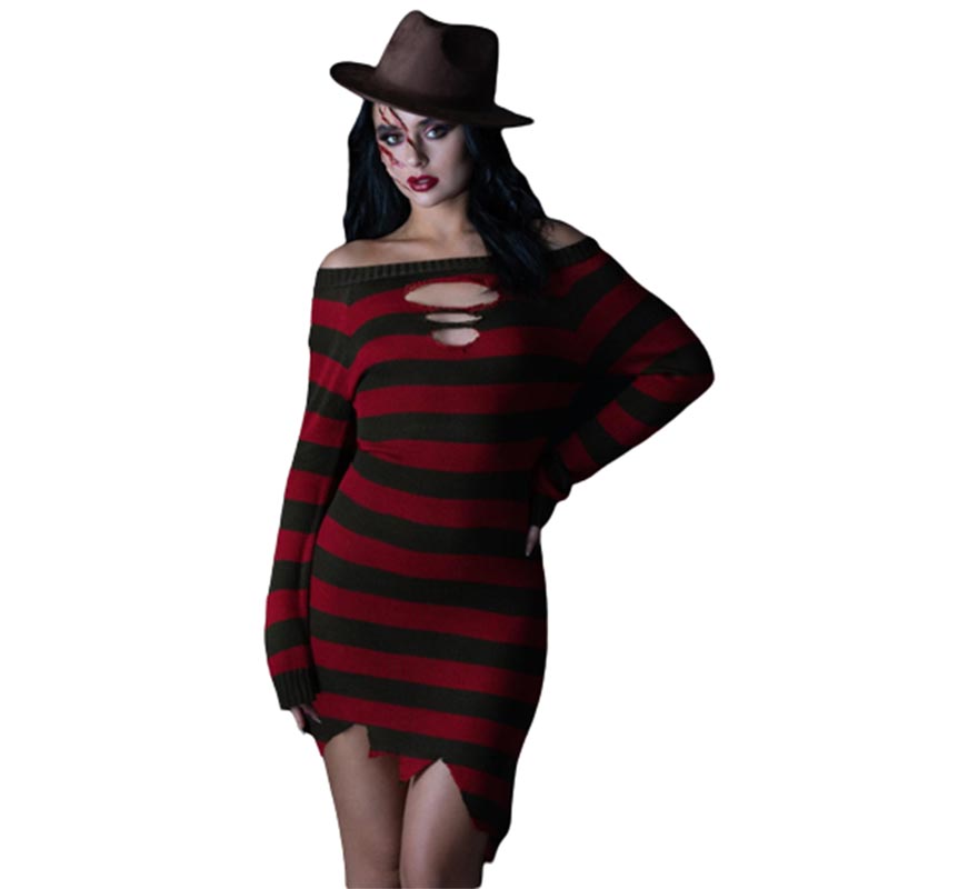 Translation missing: en.Disfraz de Freddy Krueger Pesadilla en Elm Street para mujer