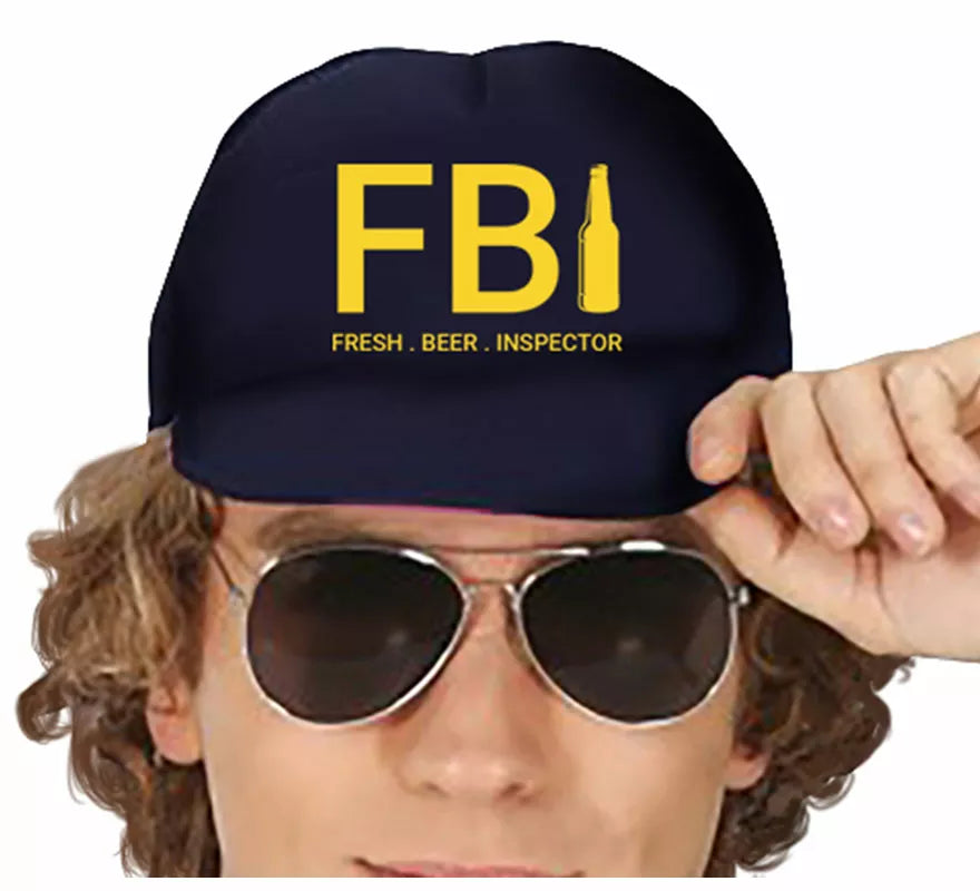 Translation missing: en.Disfraz de Fresh Beer Inspector FBI para hombre