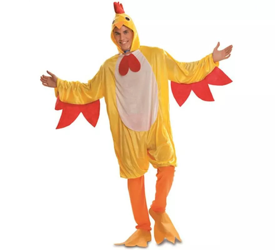 Disfraz de Gallo Amarillo para Hombre