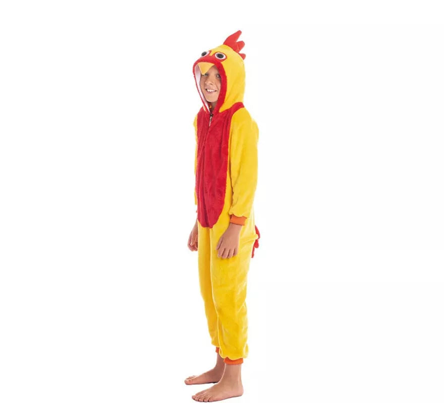 Translation missing: en.Disfraz de Gallo Amarillo y Rojo para niño