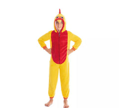 Yellow and Red Rooster Costume for Child