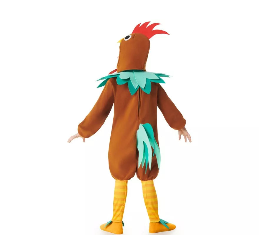 Translation missing: en.Disfraz de Gallo marrón para niño