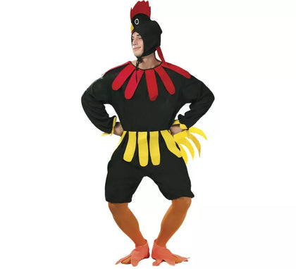 Disfraz de Gallo negro para hombre