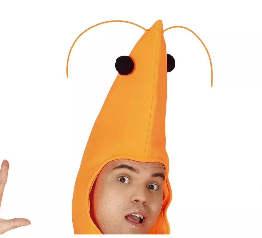 Disfraz de Gamba Naranja para adultos